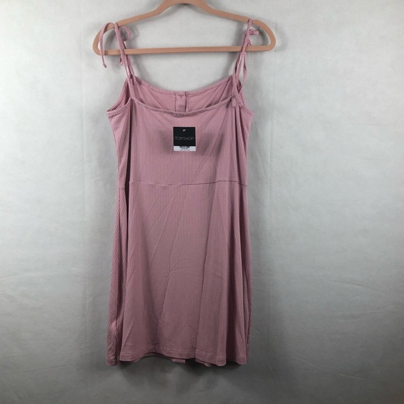 Topshop strappy Dress Size 10 rosepink NWT - Picture 4 of 8